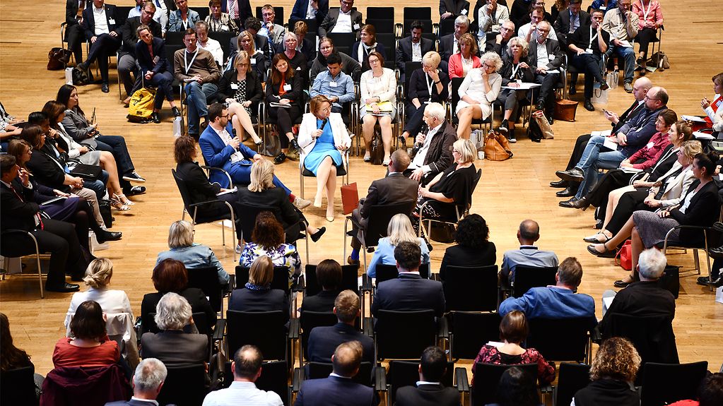 Diskussion auf der Bundeskonferenz 2018
